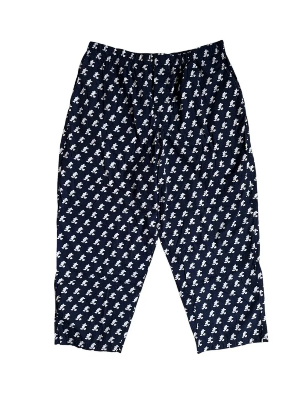 Disney Parks Men's Mickey Mouse Print Pajama Pants (Navy & White) - XXXL